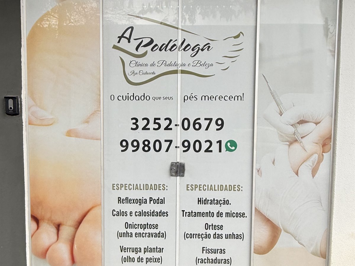 Fachada da clínica A Podóloga
