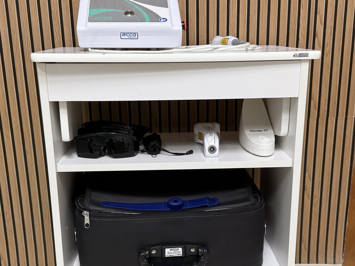 Equipamentos de laserterapia utilizados na clínica